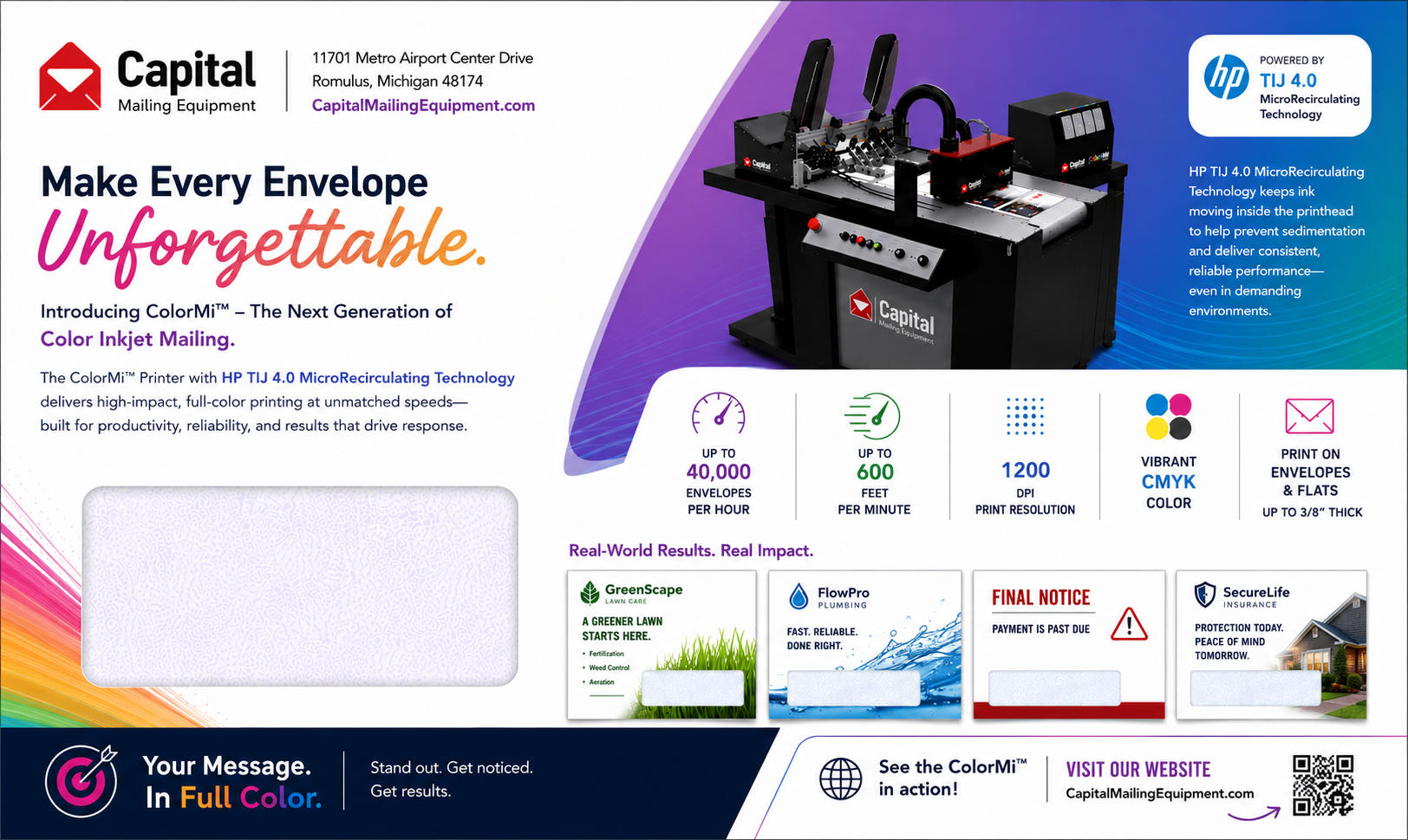 ColorMi HP inkjet printer 