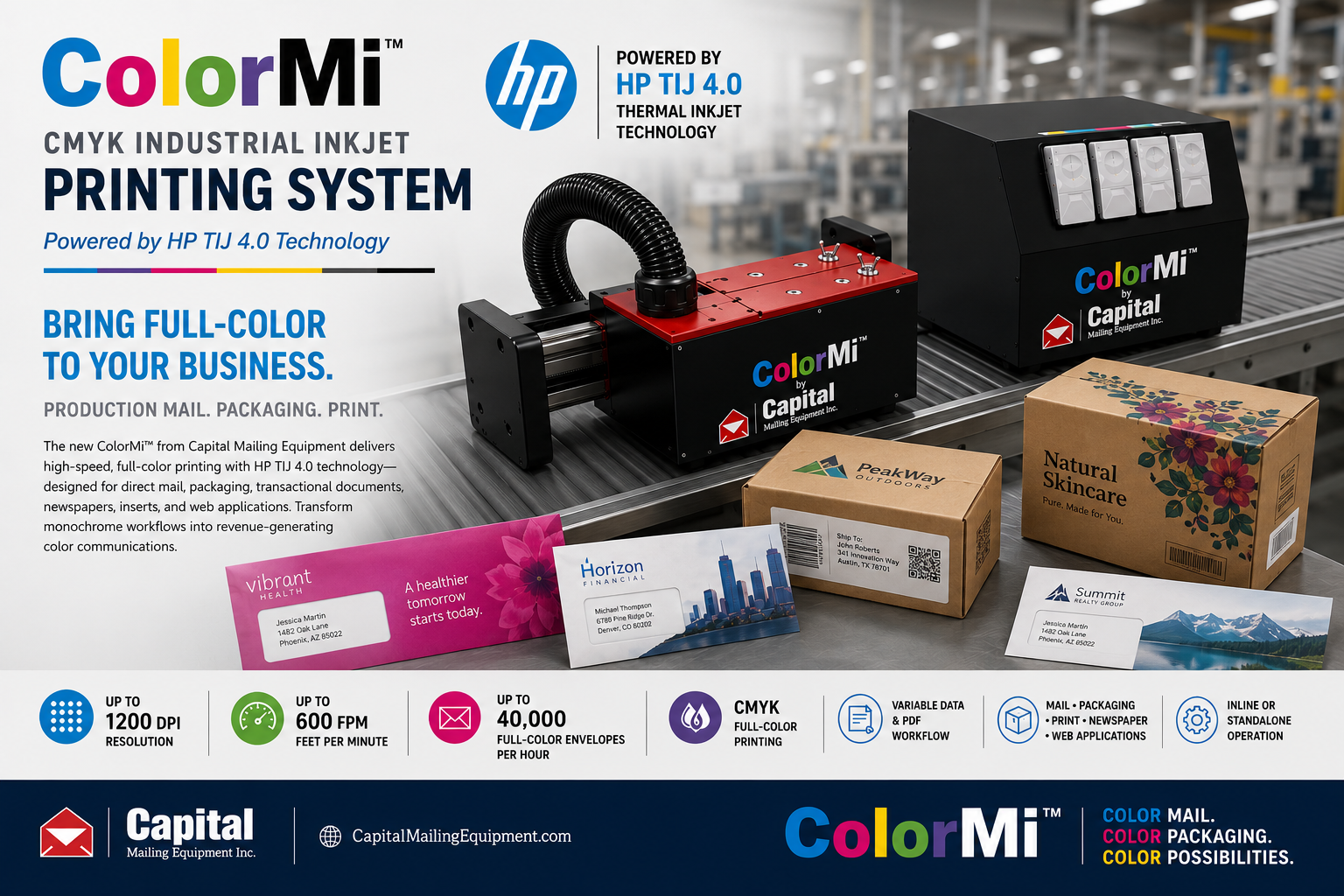 ColorMi HP 4.0 TIJ Inkjet printer 